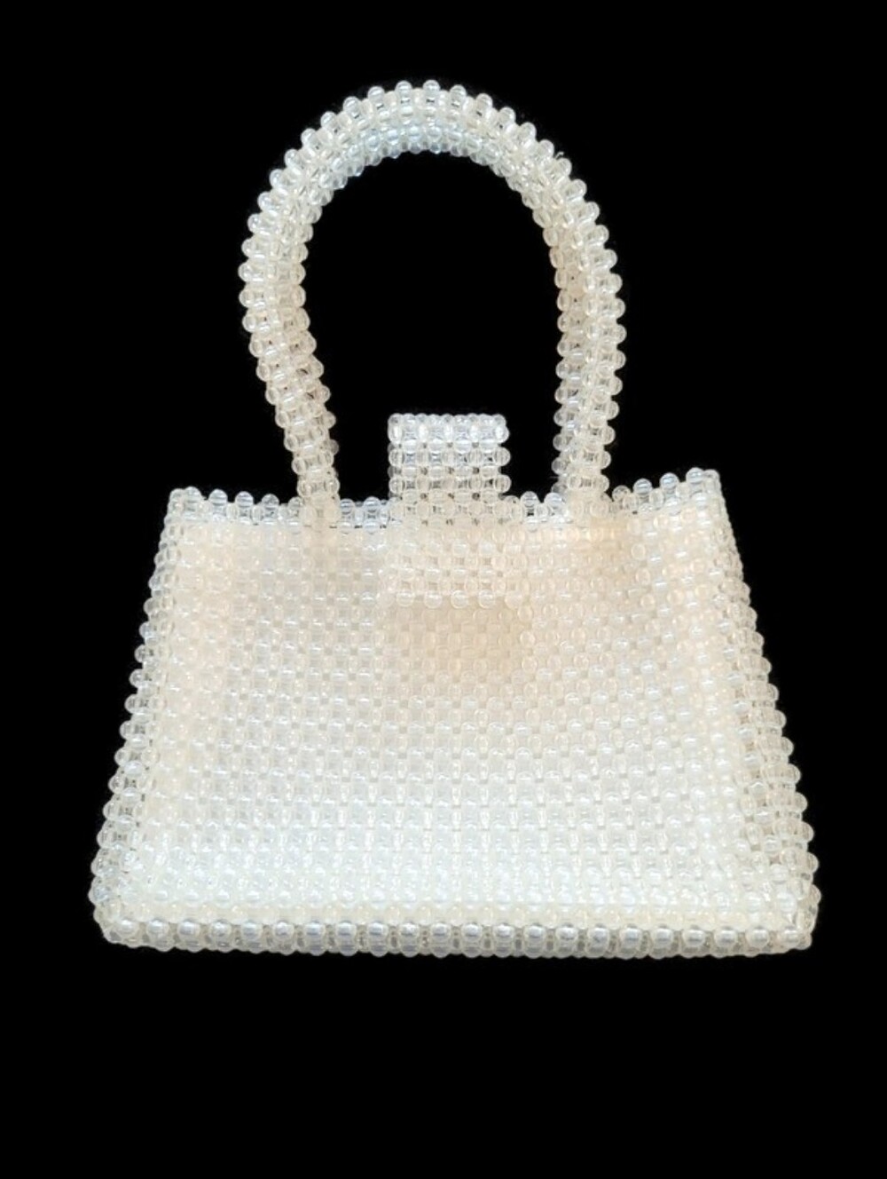 Beaded unique small handbag purse